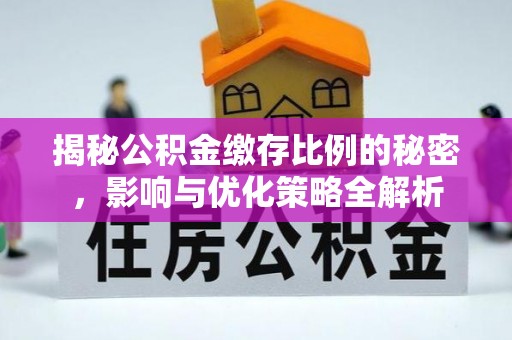 狮子揭秘公积金缴存比例的秘密，影响与优化策略全解析
