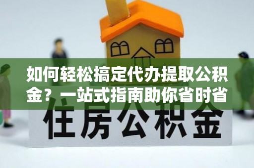 狮子如何轻松搞定代办提取公积金？一站式指南助你省时省心