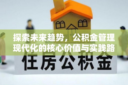 狮子探索未来趋势，公积金管理现代化的核心价值与实践路径