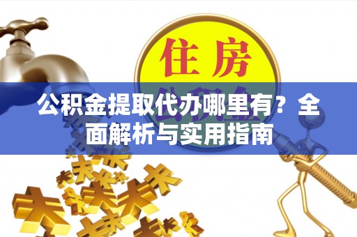 狮子公积金提取代办哪里有？全面解析与实用指南