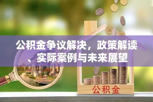 狮子公积金争议解决，政策解读、实际案例与未来展望