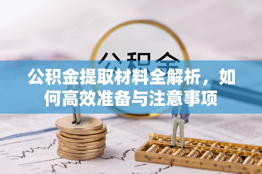 狮子公积金提取材料全解析，如何高效准备与注意事项